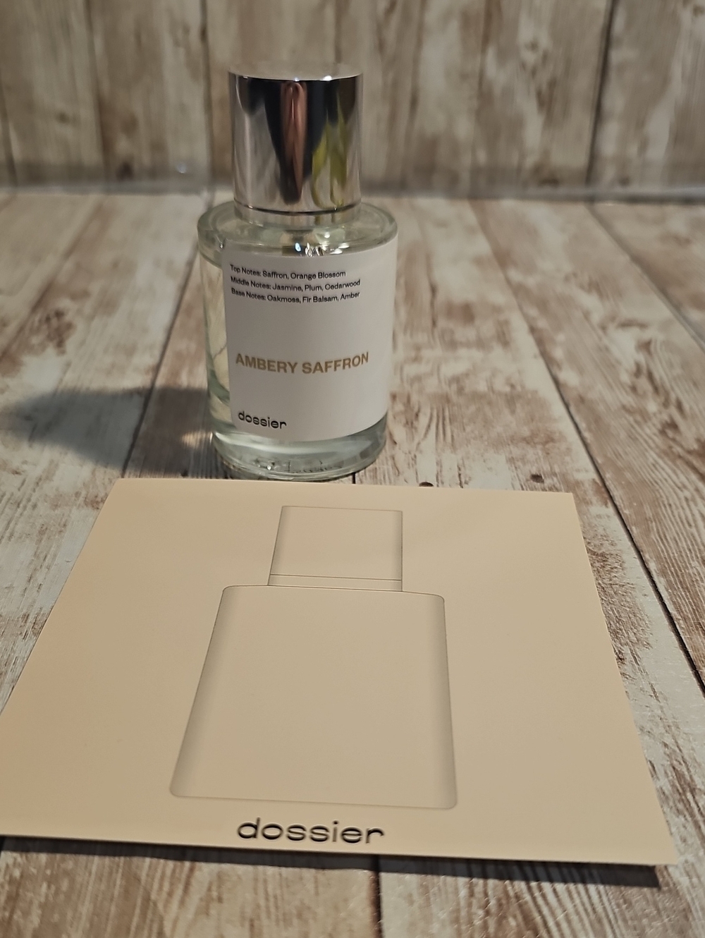 Dossier Ambery Saffron Fragrance - Clear